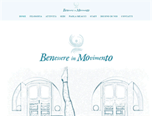 Tablet Screenshot of benessereinmovimento.com